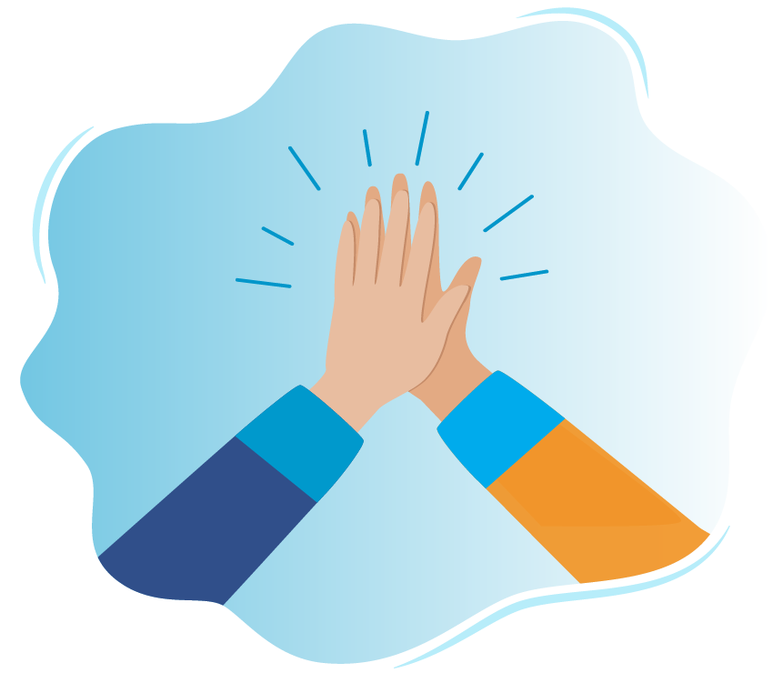 high five